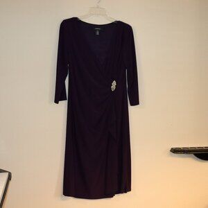 New R&M Richards Purple Cocktail Dress Size 10